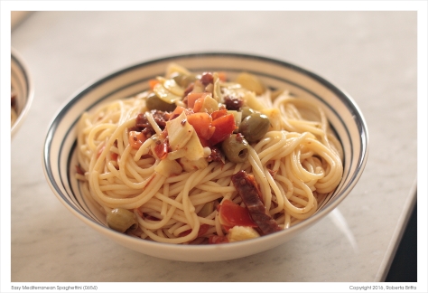 Easy Mediterranean Spaghettini (0654)